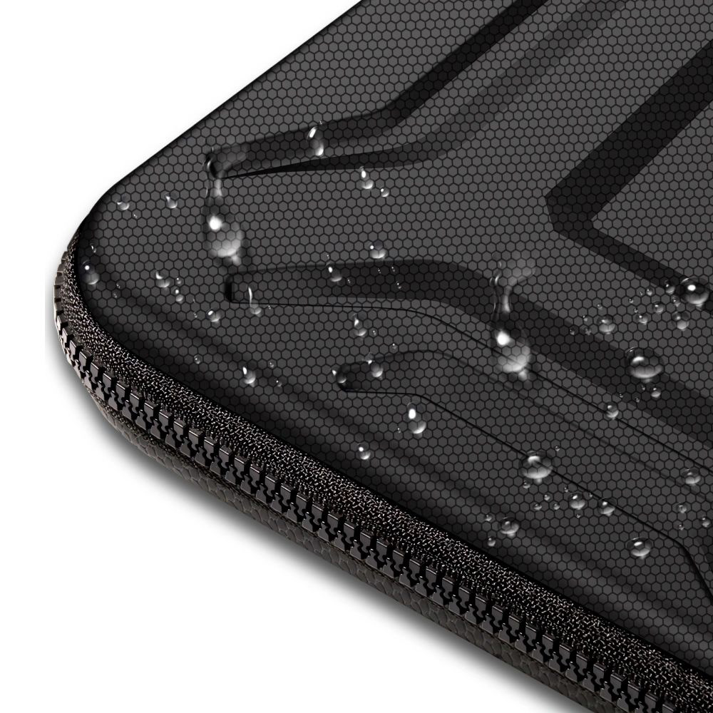 Etui na laptopa 13" / 14", Tech-Protect Kevlar Pro, czarne. Wodoodporne materiały, amortyzacja wstrząsów